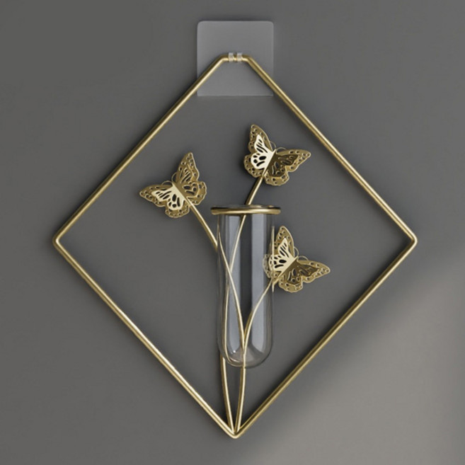 선빛 라냐 골드 프레임 벽걸이 화병 다이아, D