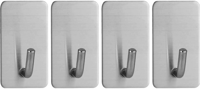 아케이바이 스텐304 무타공 벽 부착고리, 4개