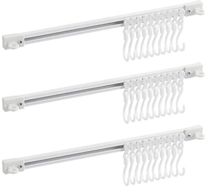 아케이바이 부착식 무타공 주방도구 걸이, 3개