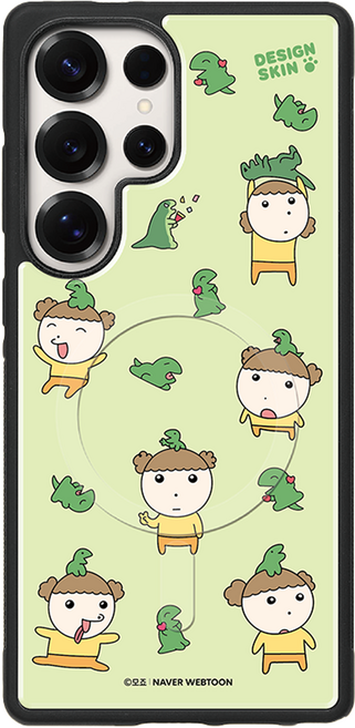 DESIGNSKIN 맥세이프 글라스 그래픽 마루는 강쥐1 휴대폰 케이스