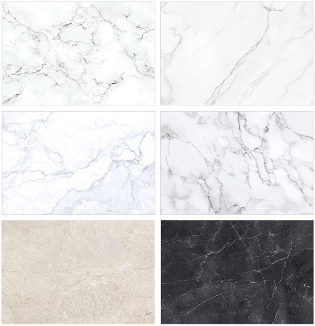 대한 양면 사진 촬영 배경지 셀프 소품 음식 촬영용 배경판 3종, 1세트, 대리석 Type A