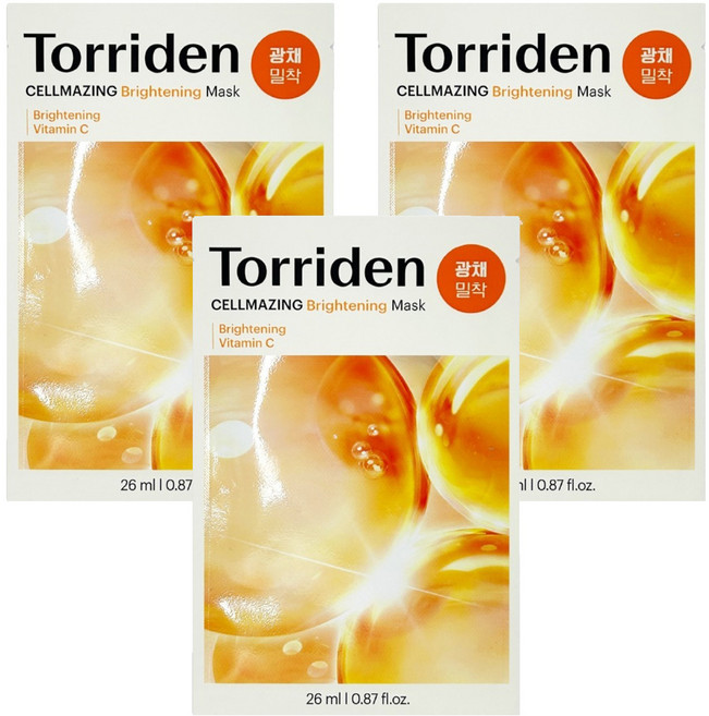 토리든 셀메이징 비타C 브라이트닝 마스크, 1개입, 3개