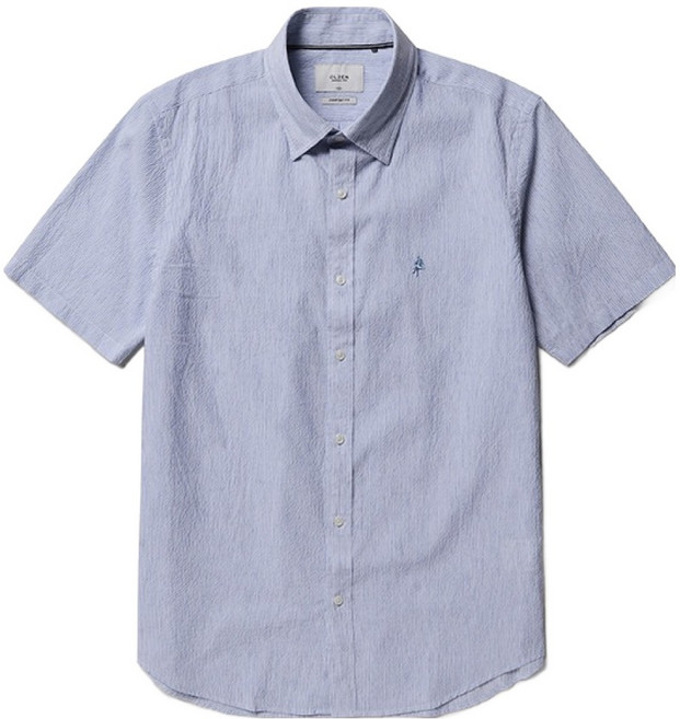 올젠 남성용 컴포트핏 마이크로 체크 셔츠 ZOE2WC1353