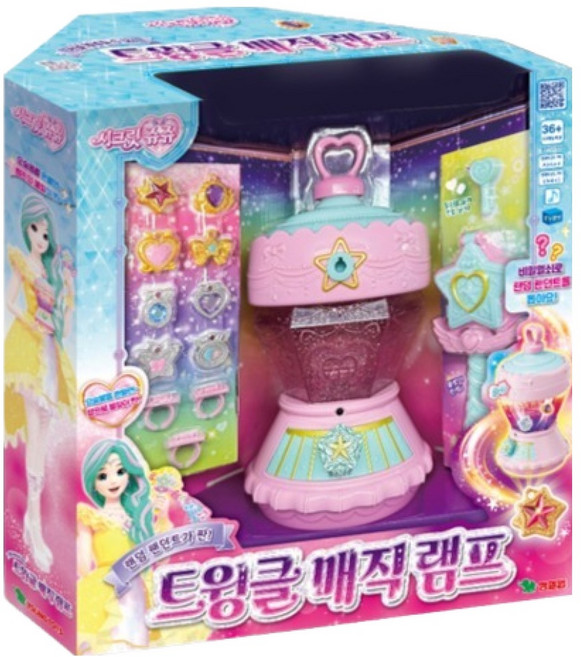 시크릿쥬쥬 트윙클 매직 램프 세트, 1세트, 혼합색상