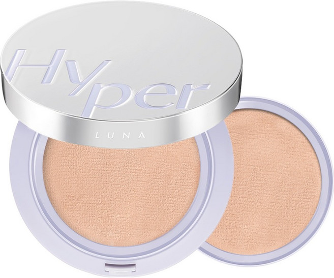 루나 하이퍼 핏 필터 쿠션 본품 + 리필 세트, 02 베이지, 1세트