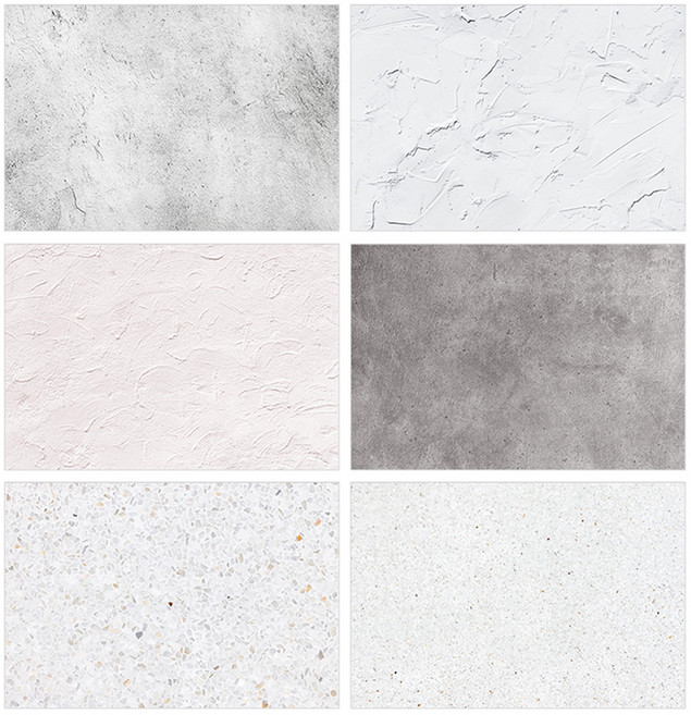 대한 양면 사진 촬영 배경지 셀프 소품 음식 촬영용 배경판 3종, 1세트, 시멘트 Type A