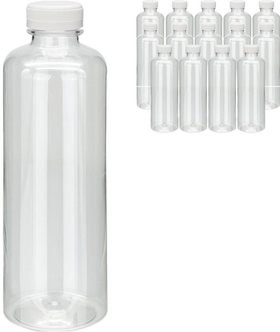 미르코리아 고강도 페트병, 화이트(브릿지캡), 15개, 900ml