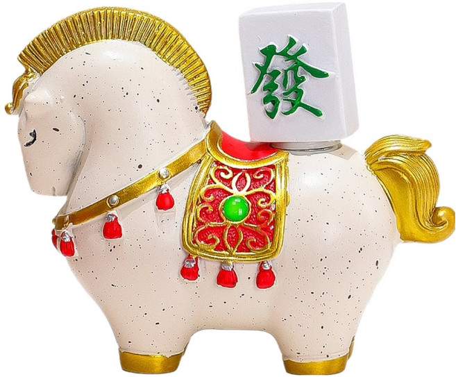 Exter 可愛風水招財馬裝飾擺件, 款式B