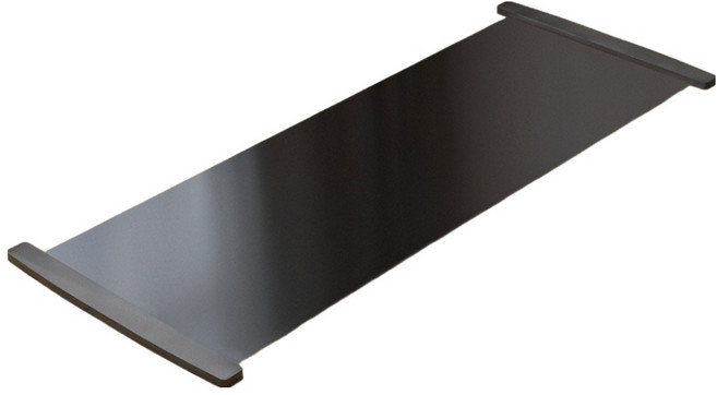 티리티티 피트니스 슬라이드 보드 매트, 1개, 블랙