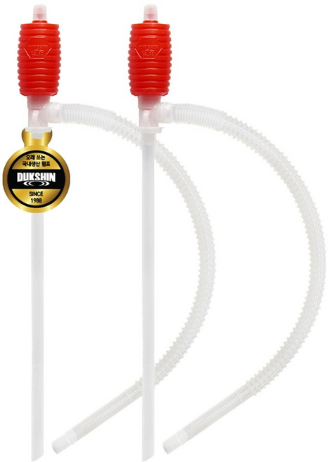 덕신 분당 7L 토출 수동 자바라 호스 펌프 DP-14, 2개