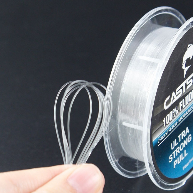 999피싱 CASTSTRIKE 플루오로카본 모노라인 바다 민물 낚싯줄, 1개, 투명