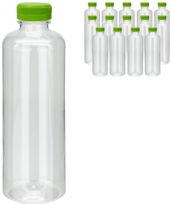 미르코리아 고강도 페트병, 그린(브릿지캡), 15개, 900ml