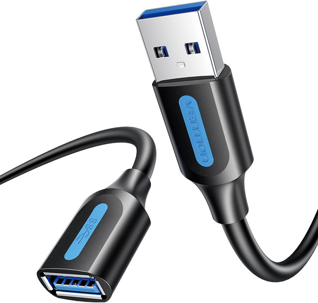 벤션 USB3.2 10Gbps USB AM to AF 초고속 연장케이블, 1개, 1m