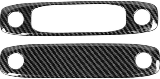 크립톤 테슬라 모델3 몰딩 실내등 2종 세트, 유광카본