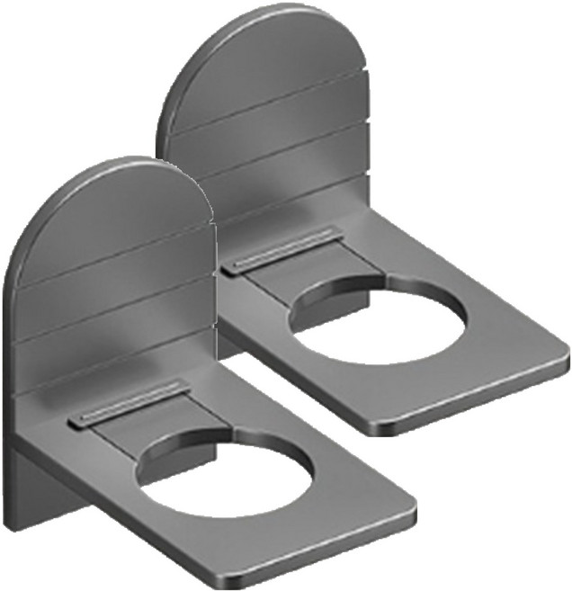 마켓감성 벽걸이 샤워젤 거치대 타입2, 2개