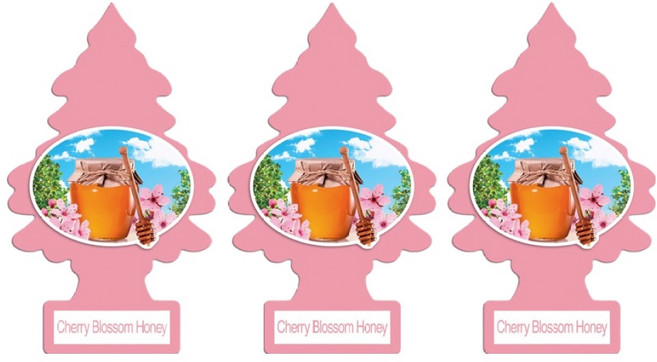 리틀트리 종이 방향제, 체리 블라썸 허니, 3개