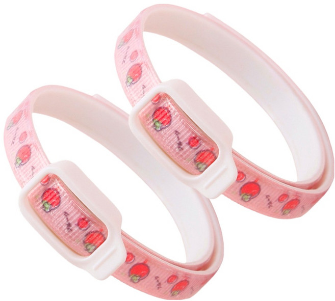 둥둥펫 반려동물 에센셜 목걸이, 핑크, 2개