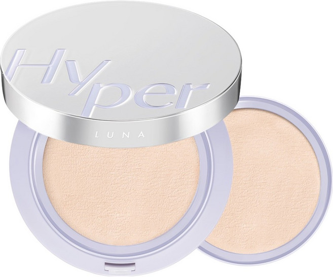 LunA Hyper Fit 濾鏡氣墊粉餅 正裝 + 補充蕊組合, 0.5 瓷白色, 1套