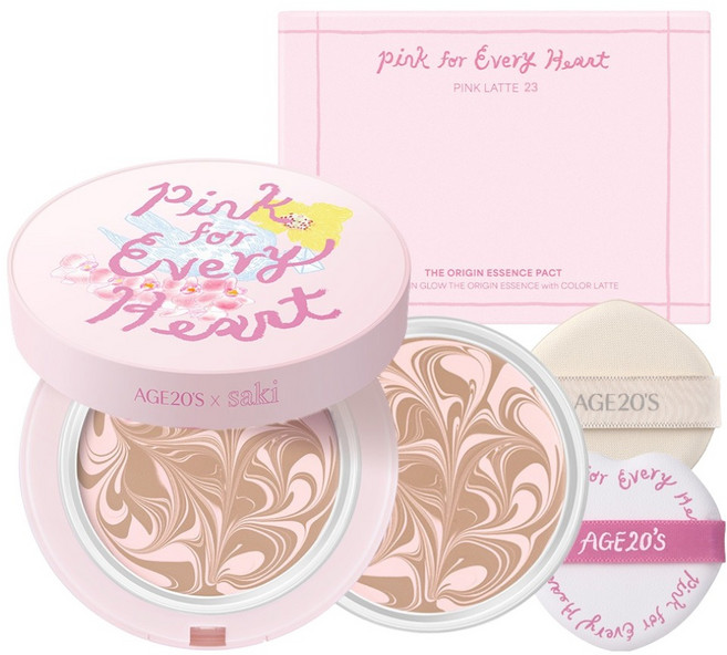 AGE20'S Pink for Every Heart Diorigin 精華氣墊粉餅 正裝 + 補充蕊組合