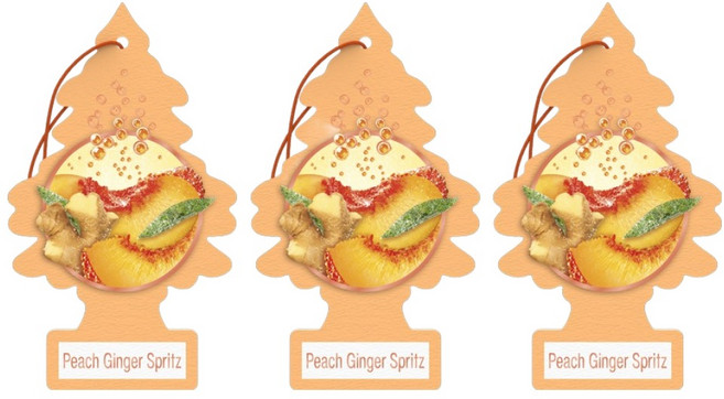 리틀트리 종이 방향제, 피치 진저 스프리츠, 3개