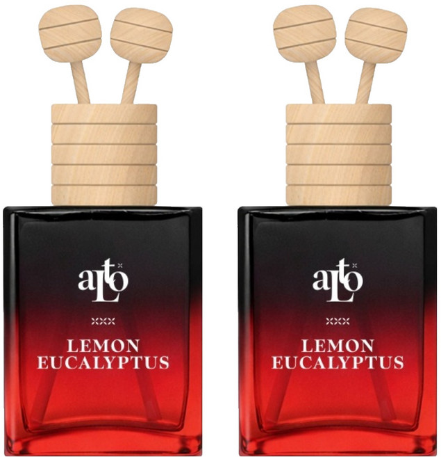 알토 차량용 송풍구 방향제 15ml, 2개, 레몬 유칼립투스