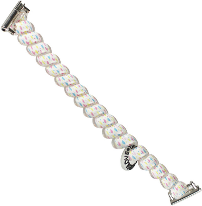 젤리타이거 갤럭시워치 호환 젤리 스프링 루프 스트랩 밴드 20mm, 스프링클, 1개