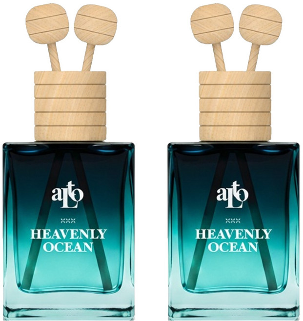 알토 차량용 송풍구 방향제 15ml, 2개, 헤븐리 오션