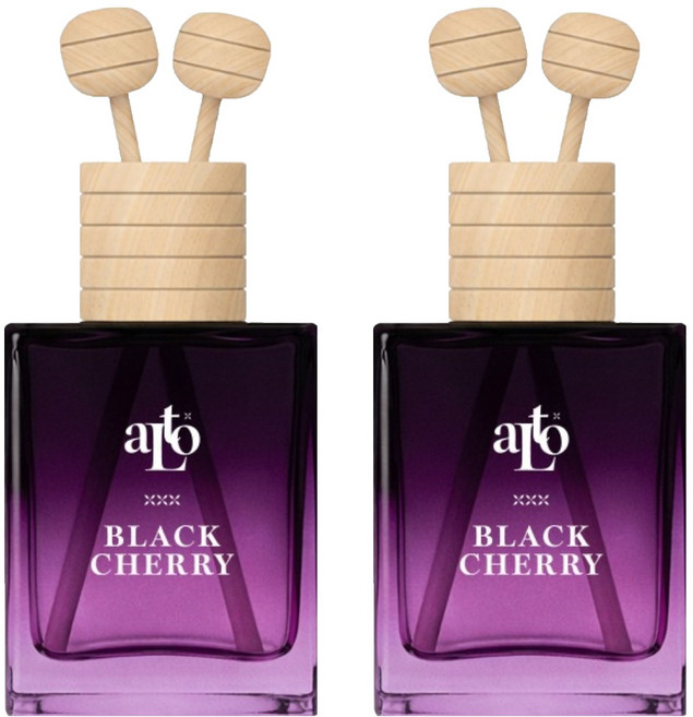 알토 차량용 송풍구 방향제 15ml, 2개, 블랙 체리