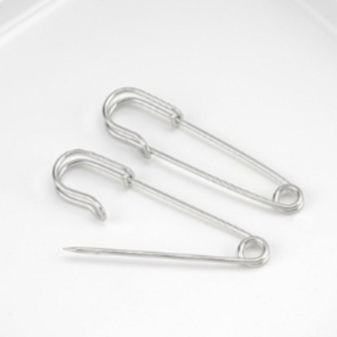 하임베르 침대 이불 옷 고정핀 7cm, 실버, 40개