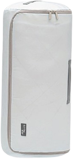 더플로우커머스 동글동글 원통형 이불 의류 압축 수납파우치 블루, 1개, 1개입