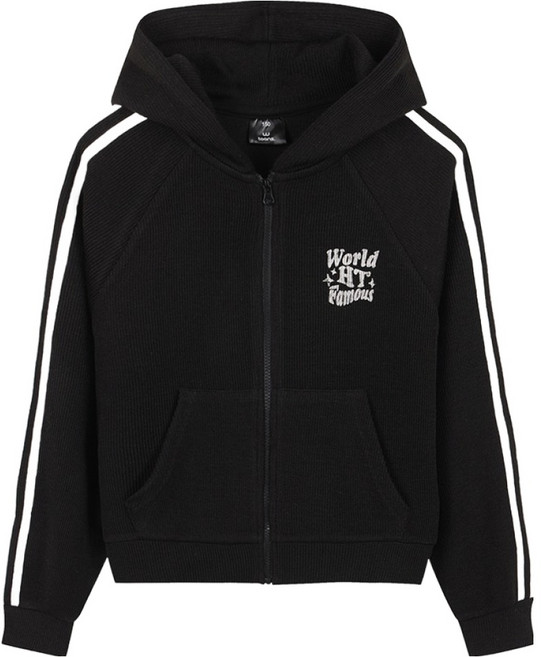 행텐틴즈 웨일 그래픽 오버핏 후드집업