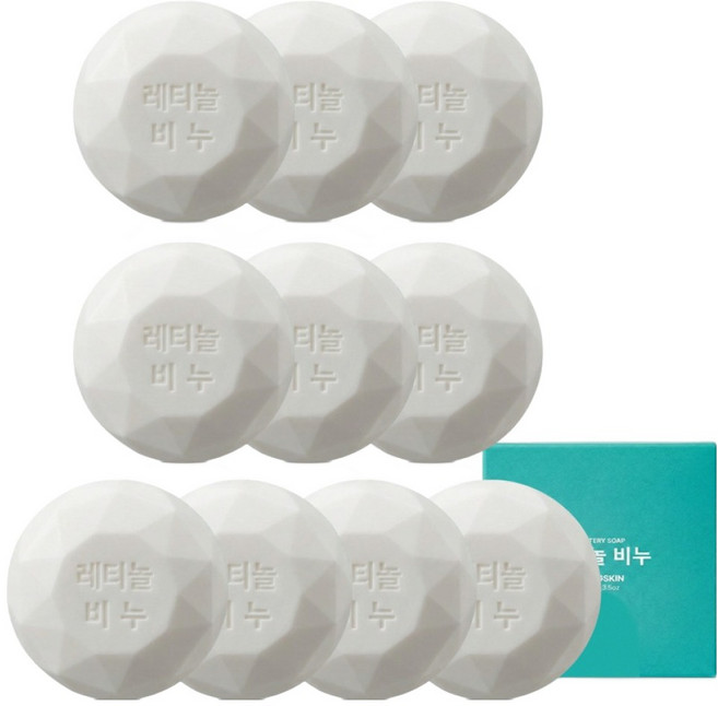 공스킨 레티놀 비누, 10개입, 80g