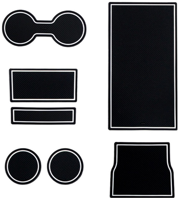 벤딕트 테슬라 모델3 논슬립 안티노이즈 패드, 1개