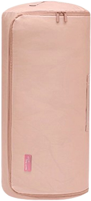 더플로우커머스 동글동글 원통형 이불 의류 압축 수납파우치 핑크, 1개, 1개입