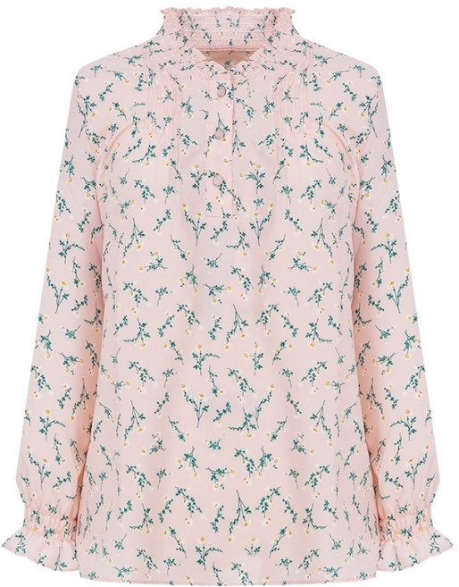 크로커다일레이디 플라워 프린트 블라우스 CLDSTS107