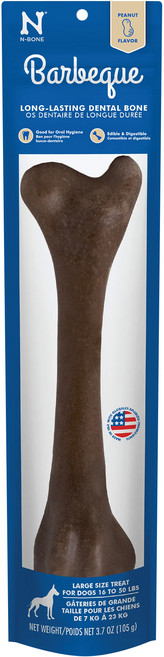 N-Bone 恩棒 巨型潔牙棒, 105g, 1個, 花生風味