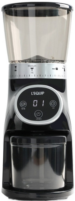 리큅 전동 커피 그라인더 LCG-C2001, 블랙, 1개