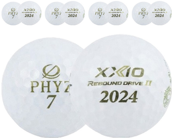 젝시오 파이즈 화이트 혼합 로스트볼 특A+ 42.67mm, 랜덤발송, 10개, 1개입