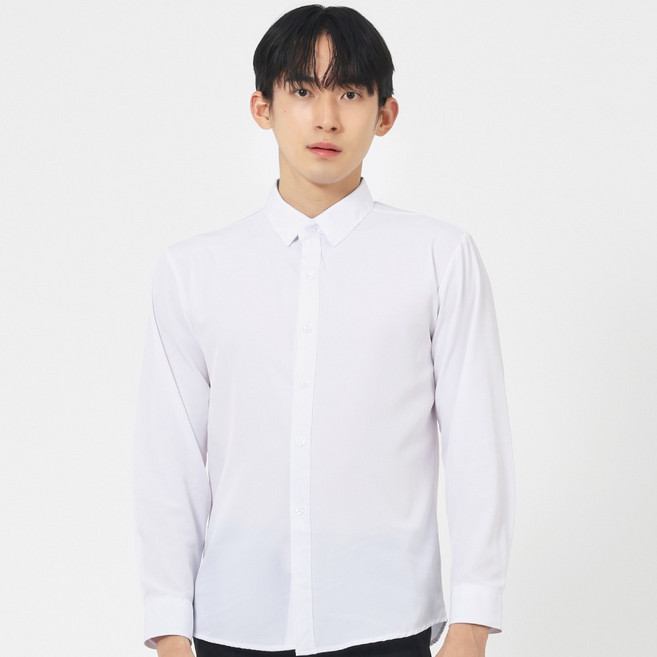 Elsso 男士Homme易護理防皺彈性長袖襯衫