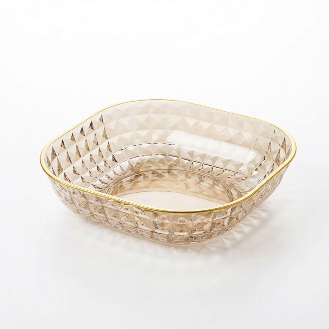 쿠쏘 투명 다용도 수납용 볼, 브라운골드