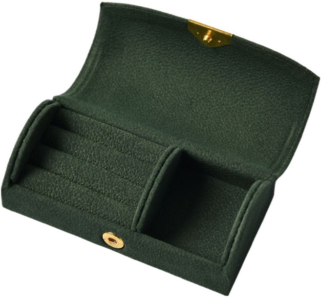 블랑하우스 휴대용 반지 귀걸이 수납 벨벳 보석함