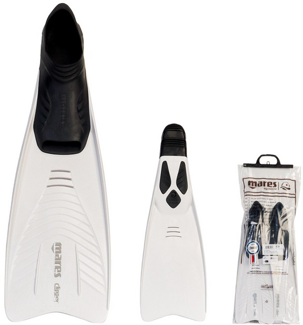 마레스 클리퍼 오리발 양발착용 세트, 화이트