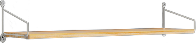 공룡마켓 무타공 벽걸이 프로젝터랙 수납선반, 브라운, 1단