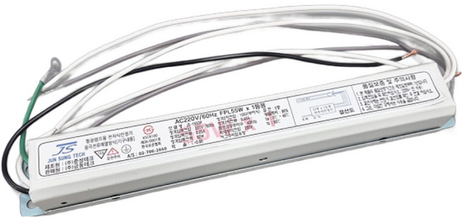 블링라이트 JS FPL 55W 1등용 KS 전자식 형광등 안정기, 1개