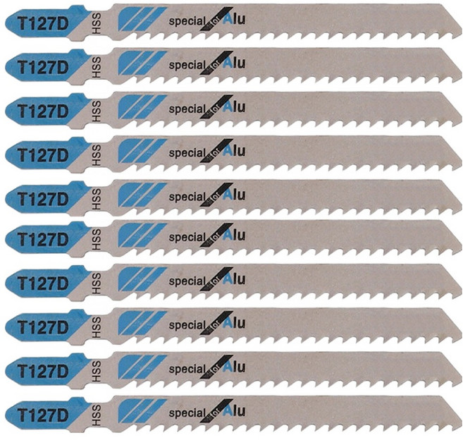 공구엔 직소기 톱날 T127D, 10개