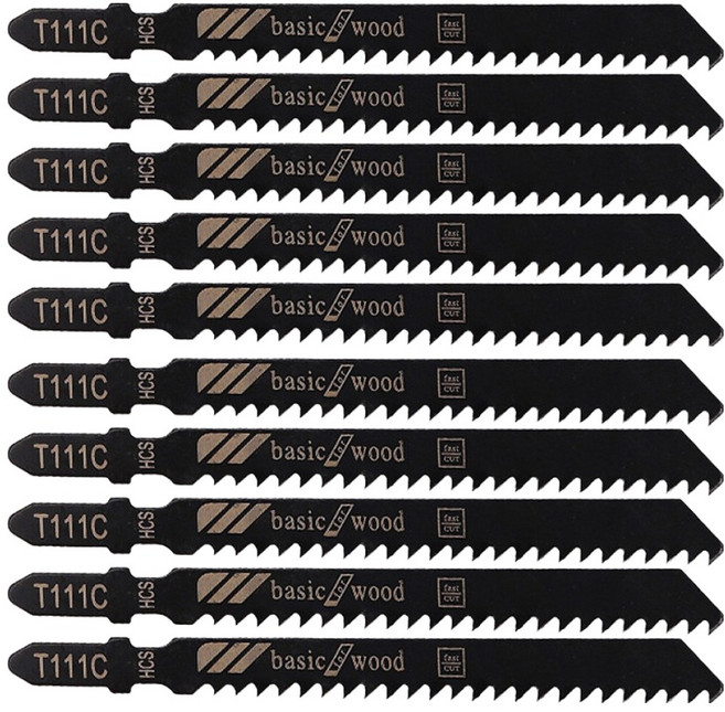 공구엔 직소기 톱날 T111C, 10개