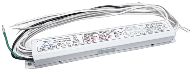 블링라이트 JS FPL 55W 2등용 KS 전자식 형광등 안정기, 1개