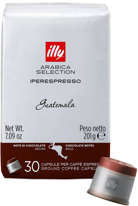 illy 意利 阿拉比卡精選 瓜地馬拉膠囊咖啡, 30入, 1個