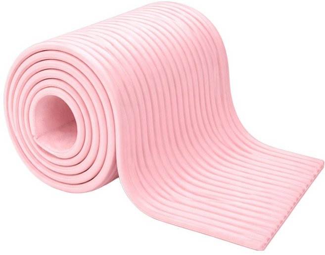 주식회사아텍스 충돌방지 푹신한 쿠션 스펀지 벽매트, 핑크, 1개