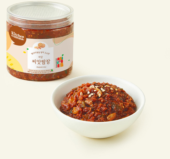 키친콤마 저당 씨앗쌈장, 350g, 1개